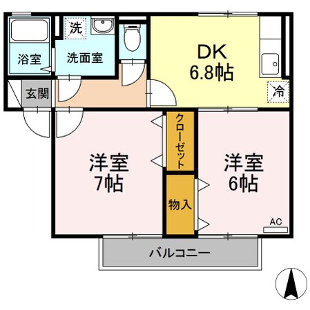 セジュール永木Ⅱの物件間取画像